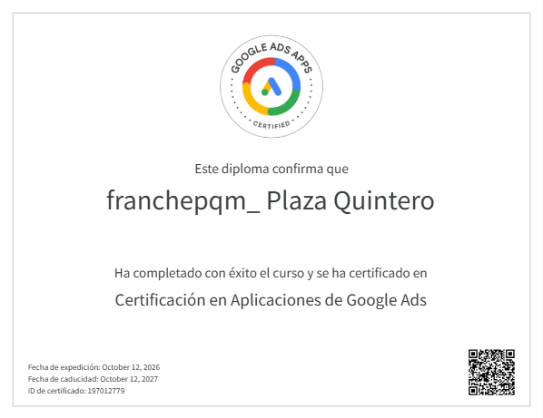 Certificacion en Aplicaciones